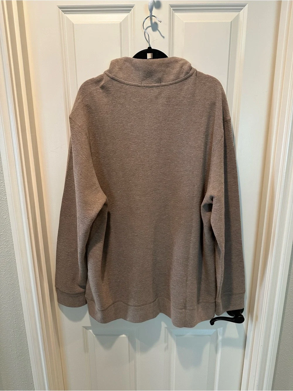 Banana Republic Men's Half-Zip Sweater - Taupe XXL